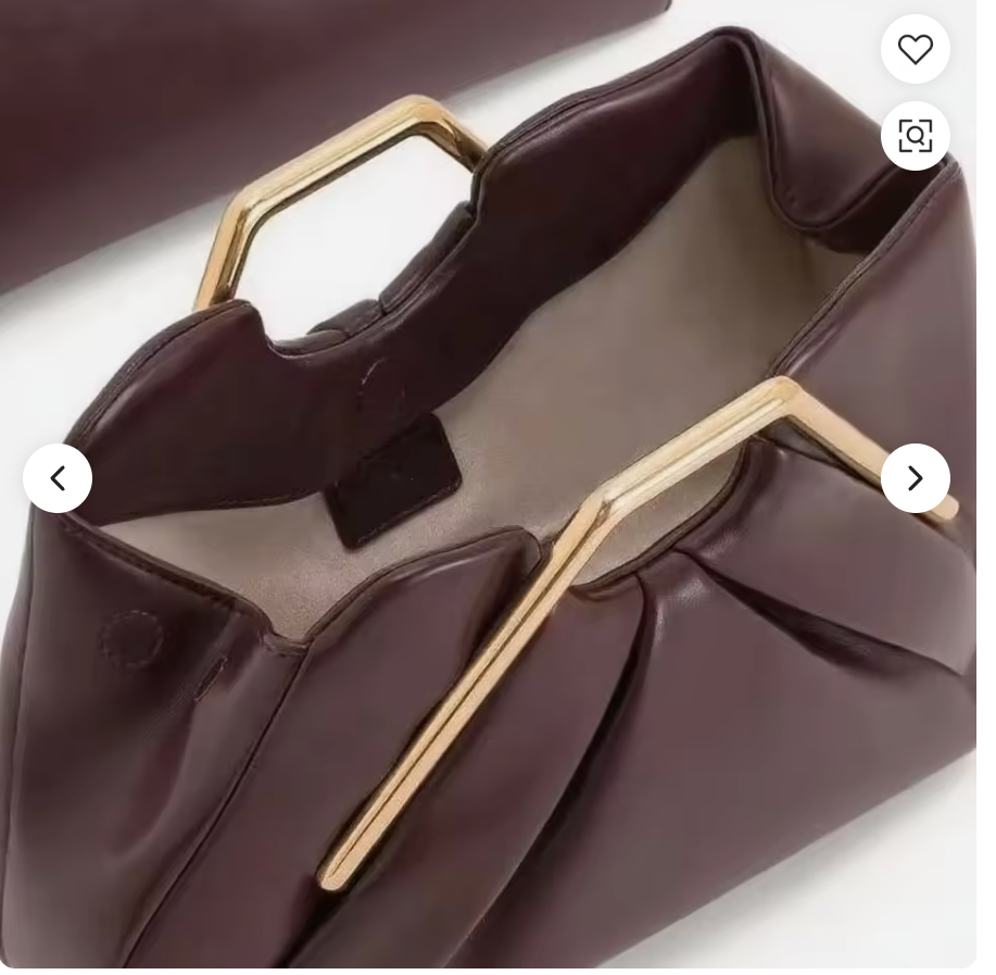 Zuri Luxe Sculptural Clutch