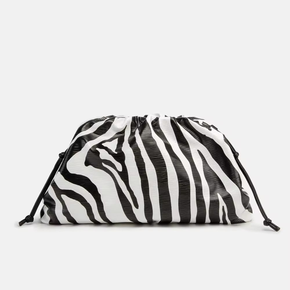 Savannah Zebra Luxe Clutch