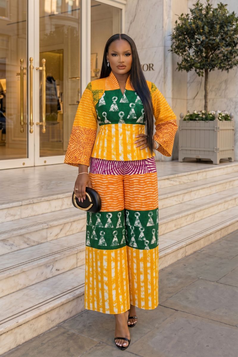 Lukaya Royal Mosaic Pant Set