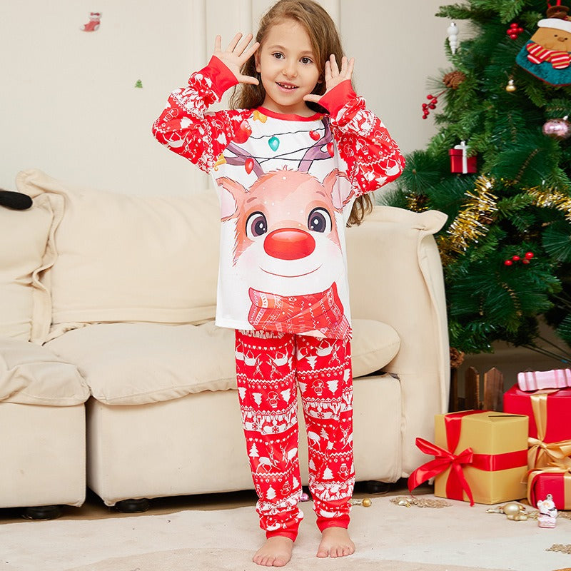 Matching Family Christmas Pajamas – Reindeer Print