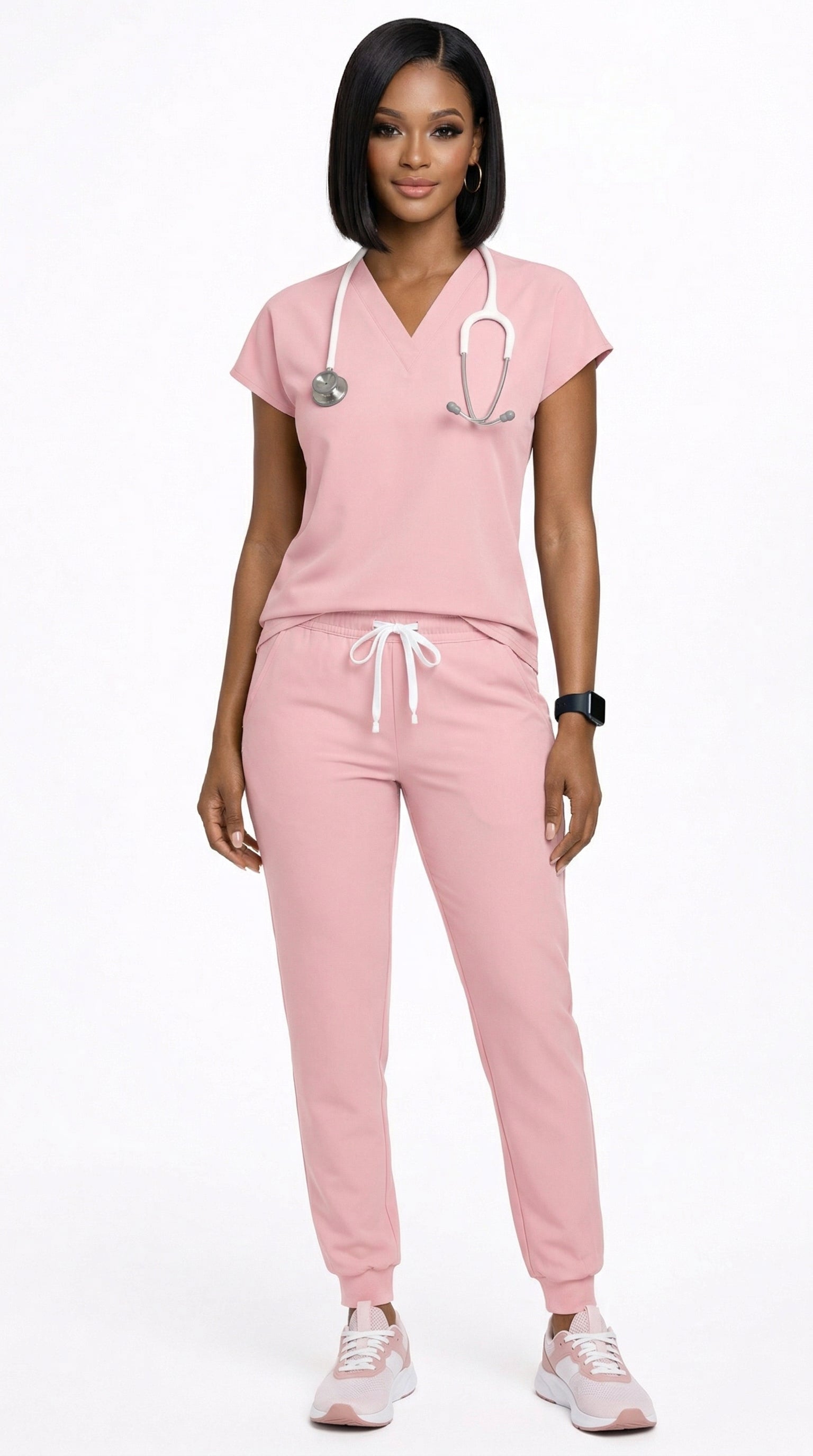 Theresia vneck Soft Pink