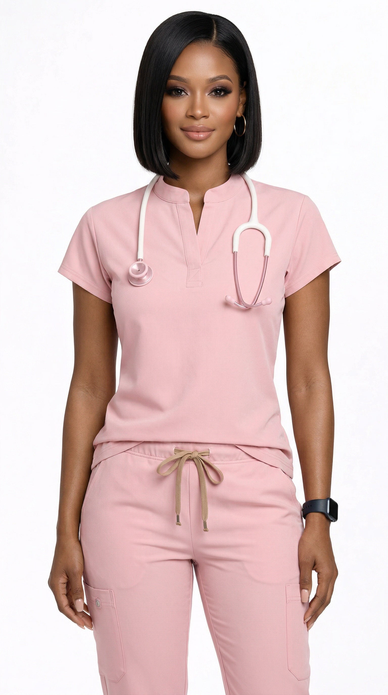 Theresia vneck Soft Pink