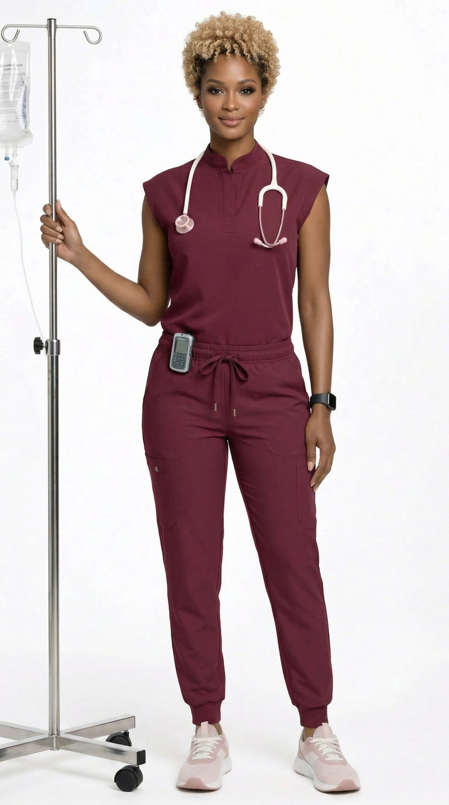 Burgundy Elite Scrubs