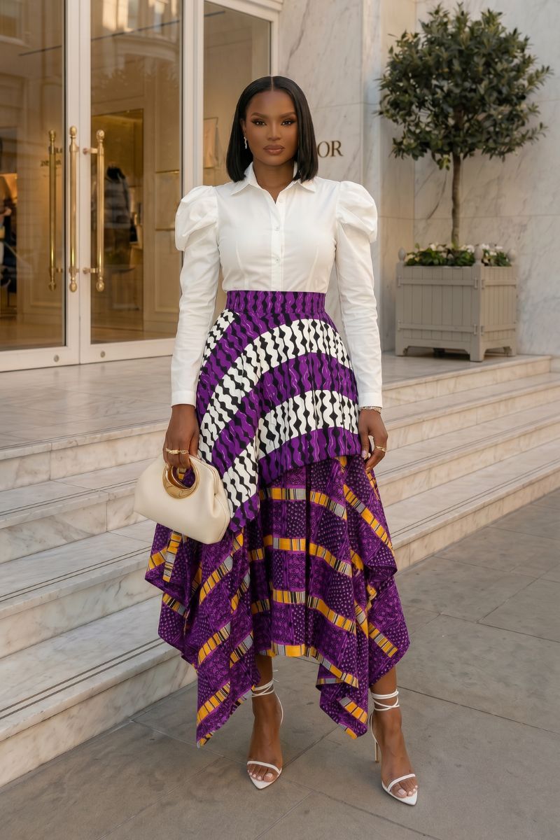 Theresia Royal Heritage Midi Skirt