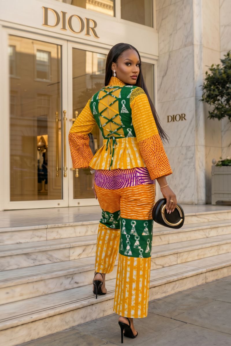 Lukaya Royal Mosaic Pant Set