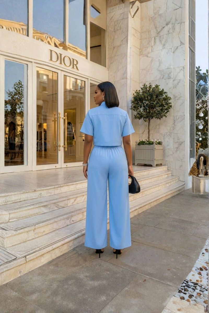 Valantino  Sky Blue Luxe Set